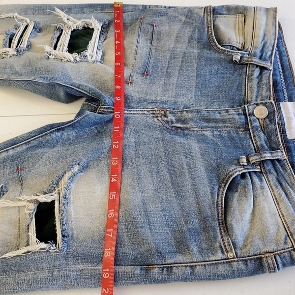 Lifted Anchors Distressed Men's Jeans Size 32 Faded Patched Denim Grunge Rare - Picture 8 of 14